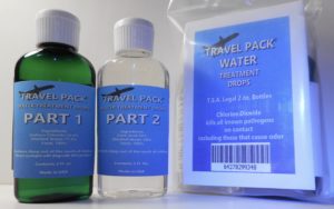 Water treatment set packaged